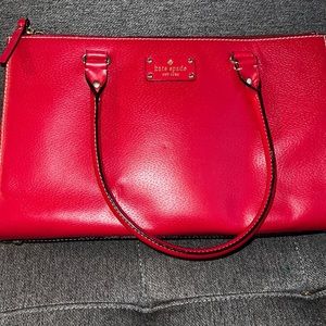 Red Kate Spade Purse 100% Authentic